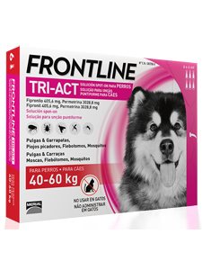 FRONTLINE TRI-ACT 40 - 60 Kg. 6 pipetas